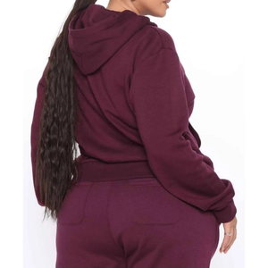 Survêtement en polaire personnalisé de haute qualité pour femmes, idéal pour l'entraînement – Trouvez un modèle similaire - Product Image 6