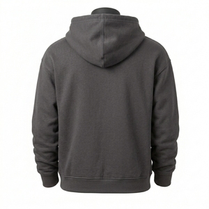 Sudadera con Capucha Extra Grande para Hombre, 100% Algodón Grueso, con Logotipo Personalizado Bordado, Felpa Francesa, Hombros Caídos, para Invierno - Product Image 6