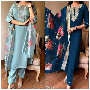 ชุดเรยอนสลับลายปักสำหรับผู้หญิง พร้อมส่ง มีหลายสีให้เลือก ไซส์ S M L XL XXL ราคาคงที่ - Product Image 6
