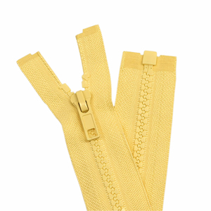 Open End Plastic <b>Zipper</b> #5 Resin Zip Fastener with Pull Tab for Jackets Coats Sportswear Bags Multiple Colors Available - Product Image 3