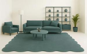 Tapis en laine tufté à la main, sur mesure, de luxe, pour salon, design personnalisé - Product Image 3