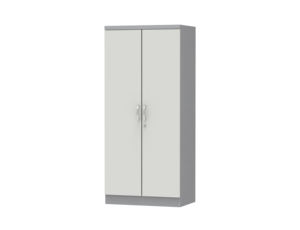 Armoire de chambre Furnizone OEM Modèle 12_0053 moderne en aggloméré/panneaux de particules, double porte/2 portes, construction en MDF, à poser au sol - Product Image 2