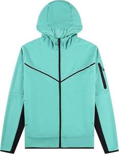 Sportswear Track Sets Wholesale Men Sweat suit <b>Zip</b> <b>up</b> <b>Jackets</b> and Jogger tracksuit 100% cotton Leisurewear Tracksuits - Product Image 2