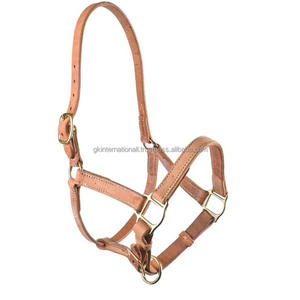 Harnais pour cheval en cuir de qualité supérieure, confortable pour un usage quotidien, durable, double couture solide et quincaillerie en laiton réglable - Product Image 4