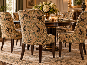 Tissu d'ameublement jacquard tissé motif singe et feuille de bambou beige à motif animal pour canapé, chaise et décoration intérieure - Product Image 2