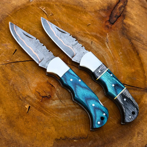 Engraved Premium Damascus Steel Folding Survival Utility <b>Knife</b> Copper Accents Razor-<b>Sharp</b> Durable Limited Edition OEM Private - Product Image 4