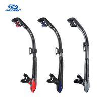 Snorkel Profesional Nuevo con Boquilla Giratoria 3D de 360 Grados, Hebilla de Liberación Rápida, Tubo de PU para Buceo y Snorkel, OEM/ODM