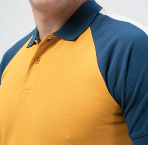 Men's Solid Quick Dry Breathable Short Sleeve Polyester/Cotton Custom Logo High Street Shirt for Gym Wear - Product Image 3