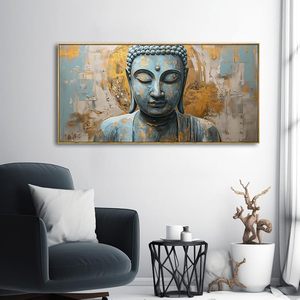 Arte de pared EOB, impresión Zen de Buda, pintura moderna en lienzo para colgar en sala de estar, dormitorio, comedor, decoración para el hogar y la oficina - Product Image 2