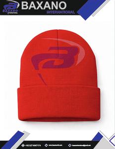 Delta |   Sigma |   Gorro de Invierno de Punto de la Hermandad Theta DST, Rojo y Blanco, Bordado en 3D, Gorro de Invierno de Punto Premium - Product Image 6