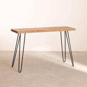 Vandana Flux Lunaris <b>Console</b> <b>Table</b> <b>With</b> <b>Hairpin</b> <b>Legs</b> - Product Image 3