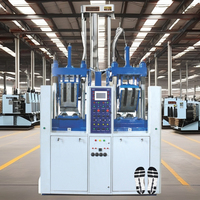Machine de pressage de semelles TPR bicolores Technocrat automatique de qualité supérieure 30000W 380V/220V/110V pour la fabrication de chaussures personnalisées bicolores