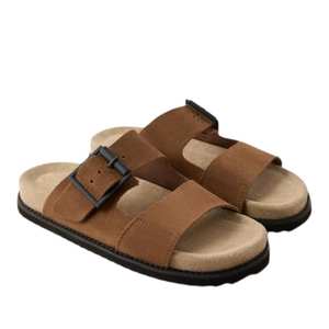 Men <b>Supportive</b> Sandals Genuine Leather Round <b>Toe</b> Premium Comfort Walking Footwear Global Supply Bulk Manufacturer - Product Image 6