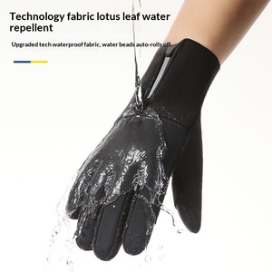 Gants de course en néoprène à doigts entiers avec fermeture éclair, antidérapants, unisexes, pour usage extérieur en hiver - Product Image 6