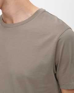 Camiseta con Diseño de Logotipo Personalizado, Manga Corta, Algodón y Poliéster, Color Sólido, Talla Grande para Hombre, Moda Diaria, Tendencia - Product Image 6