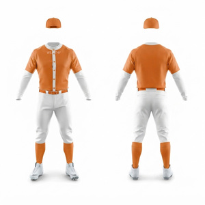Maillot de baseball personnalisé pour hommes et femmes, respirant, anti-humidité, extensible dans quatre directions, 100 % coton, fabricant OEM et ODM - Product Image 5