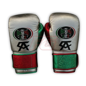 Guantes de Boxeo de Entrenamiento No Boxing No Life, Cuero Vacuno Genuino, Profesionales, con Cierre de Gancho y Bucle, Absorben la Humedad, Fabricante OEM - Product Image 2