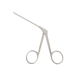 Pinces auriculaires réutilisables de 12 pouces pour interventions ORL, à mâchoires courbées, poignée antidérapante, pointe fine, faciles à nettoyer - Product Image 1