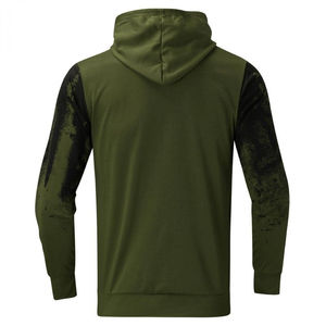 Best Quality Men's Hooded Tracksuit Full Sleeve Printed Casual Sport Wear Autumn Breathable <b>Polyester</b> Cotton Jogger Set For Sale - Product Image 3