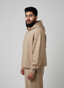 Meilleurs sweats à capuche personnalisés pour hommes, 100% coton, poids lourd, qualité supérieure, impression en relief, sweats à capuche oversize streetwear pour hommes - Product Image 3