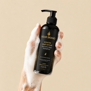 Shampoo réparateur doux sans sulfate, marque privée OEM, pour des cheveux lisses, sains et sans produits chimiques - Product Image 5