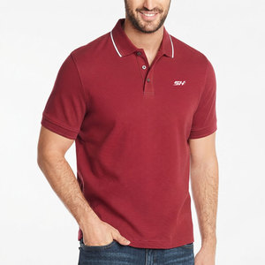 Active Sportswear Men's <b>Polo</b> <b>Shirt</b> Short Sleeve Moisture wicking Plain Dyed Knitted Fabric With Customized Logo men's <b>polo</b> <b>shirt</b> - Product Image 1