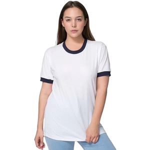 Fourniture d'usine OEM T-shirts respirants en gros T-shirts de sonnerie à col rond pour femmes Marque privée T-shirts de sonnerie pour femmes - Product Image 1