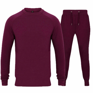 Conjunto Deportivo de 2 Piezas para Hombre, Color Gris, Sudadera con Cuello Redondo y Pantalones Jogger con Cordón, Ropa Casual, Trajes Deportivos - Product Image 5