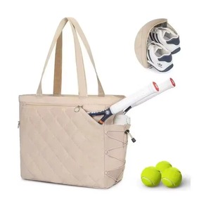 Oversized Quilted Tennis Tote <b>Bag</b> Multi-Functional Layers Polyester Lining for Gym Shoes Sports Gear New Universal Stock <b>Bag</b> - Product Image 5