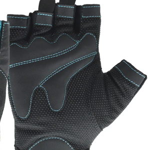 Custom Half-finger Gym Fitness Gloves <b>Foam</b> <b>Padding</b> Bodybuilding Training Palm Protection Cross-fit Weightlifting Unisex workout - Product Image 3