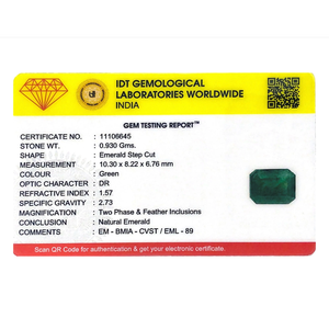 45 Carat Premium Zambian Emerald Cut Loose Gemstone for Fine Jewelry - Product Image 4