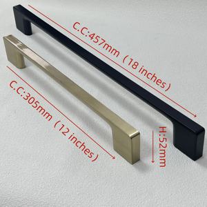 Manijas de Alta Calidad Z/F GLOBAL EXPORT de 12 y 18 Pulgadas para Muebles de Cocina y Dormitorio, Modernas, Minimalistas, de Aleación de Zinc, Duraderas, para Puertas - Product Image 6