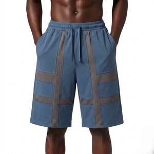 <b>Men</b> Urban Mesh Detail <b>Lounge</b> <b>Shorts</b> Premium Relaxed Fit Casual Summer Bottoms Lightweight Drawstring Athletic Street Fashion - Product Image 5