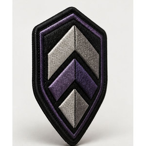 Écussons brodés en fil métallique en gros, badges brodés en fil métallique OEM, clip pour badge de poitrine - Product Image 6