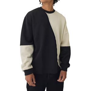 Sweat-shirt personnalisé pour homme, coupe classique, en polyester/coton, couleur unie, logo personnalisé, écologique, pull-over printemps, fabrication OEM - Product Image 1