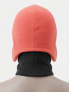 Bonnet d'hiver doux en polaire avec protège-oreilles et couvre-visage étendu, chaud et confortable, idéal pour les activités extérieures par temps froid - Product Image 6