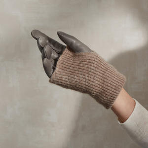 Gants longs en fourrure pour femmes de haute qualité, accessoires de mode d'hiver, fournisseur, faible MOQ - Product Image 3