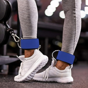 Sangle de cheville de musculation personnalisable en cuir avec boucle, ajustement réglable, confortable pour l'exercice et le soutien de la cheville - Product Image 6