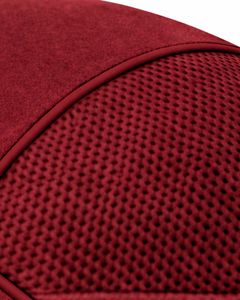 Men Maroon Mesh Panel Sports Cap Breathable Lightweight Adjustable Summer Running Training Outdoor Baseball Hat For Men Use - Product Image 4