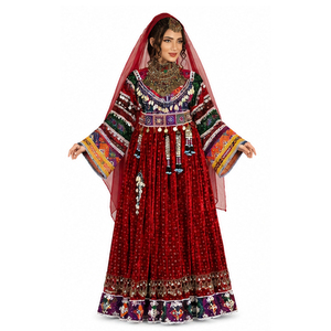 Vestidos Kuchi de seda afgana vintage de alta calidad a precio mayorista, con MOQ bajo y precio bajo. - Product Image 1
