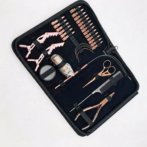 Kit de Extensiones de Cabello Avanzado para Estilismo Profesional y Uso en Salones de Belleza con Herramientas Completas para Extensiones de Cabello - Product Image 1