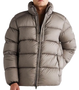 Veste bouffante à la mode pour hommes, logo personnalisé, vêtements de rue en toile avec fermeture éclair complète, vente en gros en usine - Product Image 1