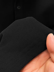 Camisas Casuales de Manga Corta para Hombre al por Mayor, Logotipo Personalizado, Diseño Sólido, Tejido de Poliéster/Algodón, Transpirable, de Secado Rápido, 220 Gramos - Product Image 2