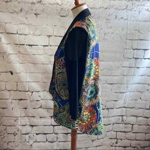 Veste en jean perlée pour femme avec broderie, doublure en nylon respirant de grande taille - Product Image 6