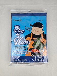 สาหร่ายซูชิโนริ คิงออฟคิม สาหร่ายทะเลอบปรุงรสแบบดั้งเดิมของเกาหลี - Product Image 3