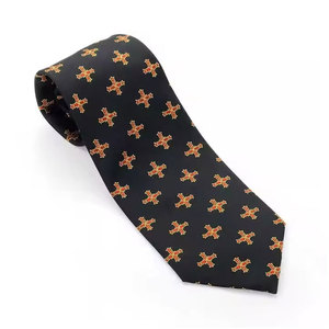 Corbatas Personalizadas Rojas para Club, Corbata Deportiva de Poliéster y Seda Azul Marino Barata, Corbata con Logotipo Masónico Negro en Tono sobre Tono, Corbatas al por Mayor - Product Image 3