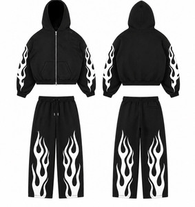 Conjunto Deportivo Informal de Verano para Hombre, Personalizado, con Apliques Estampados y Bordados, Tejido de Poliéster/Algodón de Secado Rápido - Product Image 3