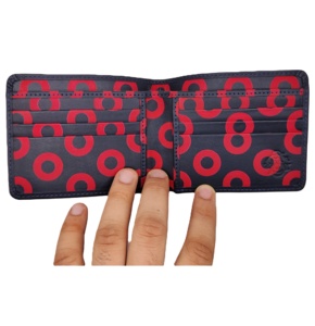 Portefeuille homme en cuir véritable de haute qualité avec doublure RFID, logo personnalisé, plusieurs emplacements pour cartes, fermeture courte pliable - Vente en gros directe usine OEM - Product Image 1