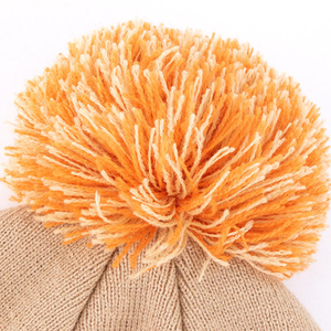 Bonnet personnalisé avec pompon, 100% acrylique, tricot jacquard, broderie, logo personnalisé, réglable, hiver, fourrure, unisexe, casquette d'extérieur - Product Image 3