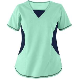 Camiseta Médica Deportiva Elástica de Cuello en V, Cómoda y de Calidad Superior, Uniforme de Enfermera para Hospital, Fabricante de Pakistán - Product Image 6
